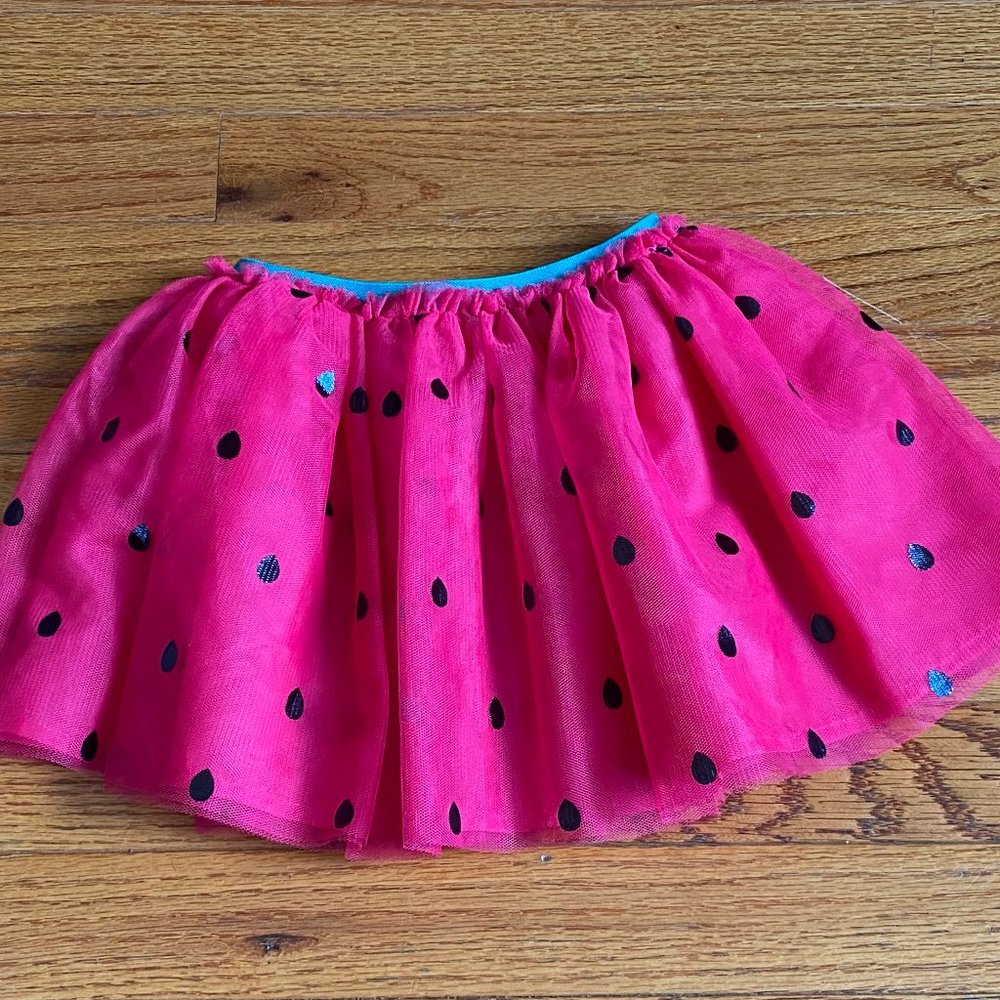 Cutie Pie ❤️ Girl Pink 100% Polyester Polka Dot Skirt Size 18M  (PRE-LOVED)